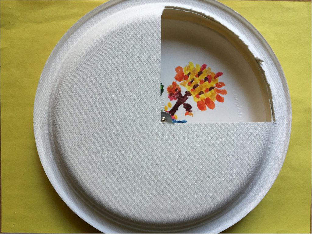 Paper Plate Four Seasons Clock