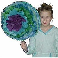 Giant Tissue Paper Flowers