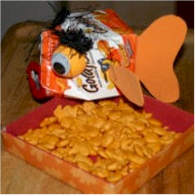 Recycled Goldfish  Party Dish