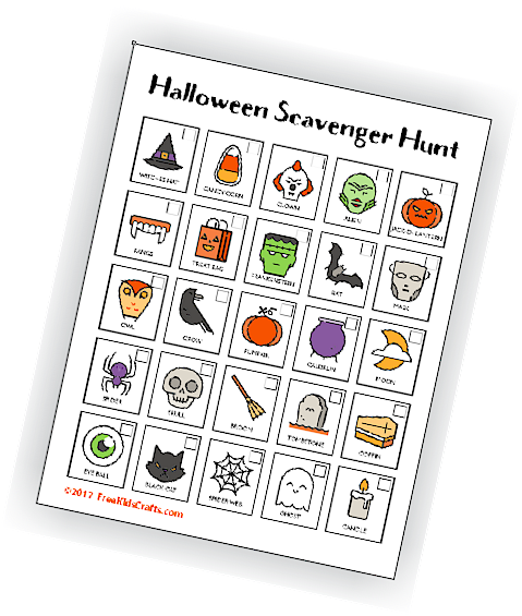 Halloween Scavenger Hunt