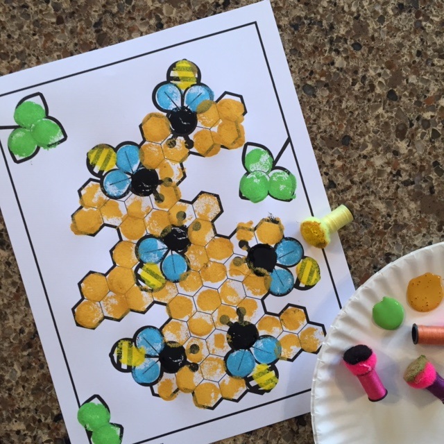 Honeybee Pom Pom Craft