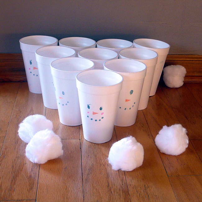 Indoor Snowball Game