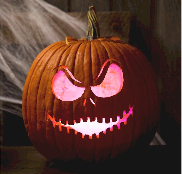 Make A Jack Skellington Pumpkin