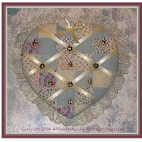 No Sew Heart Shaped Jewelry Holder