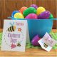 Plastic Easter Eggs filled with Printable Inspirational messages.
