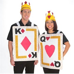 King & Queen Card Costume