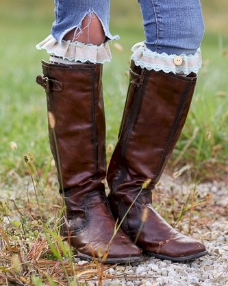 DIY No-Sew Boot Socks