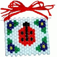 Beaded Ladybug  Banner