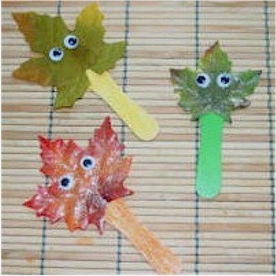 Leaf Stick Kids Craft