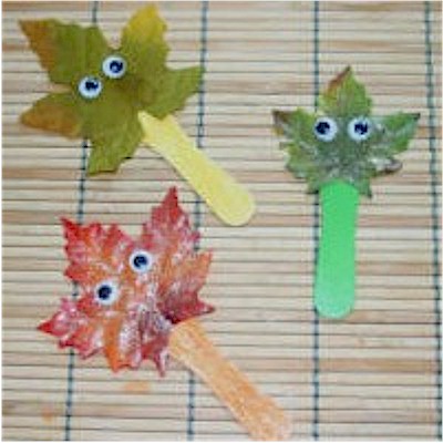 Easy Leaf Stick Kids Craft