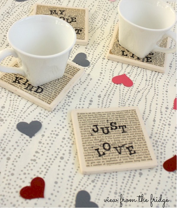 Love Coasters For Valentine’s Day