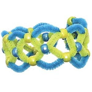Make A Pipe Cleaner and Bead Bracelet