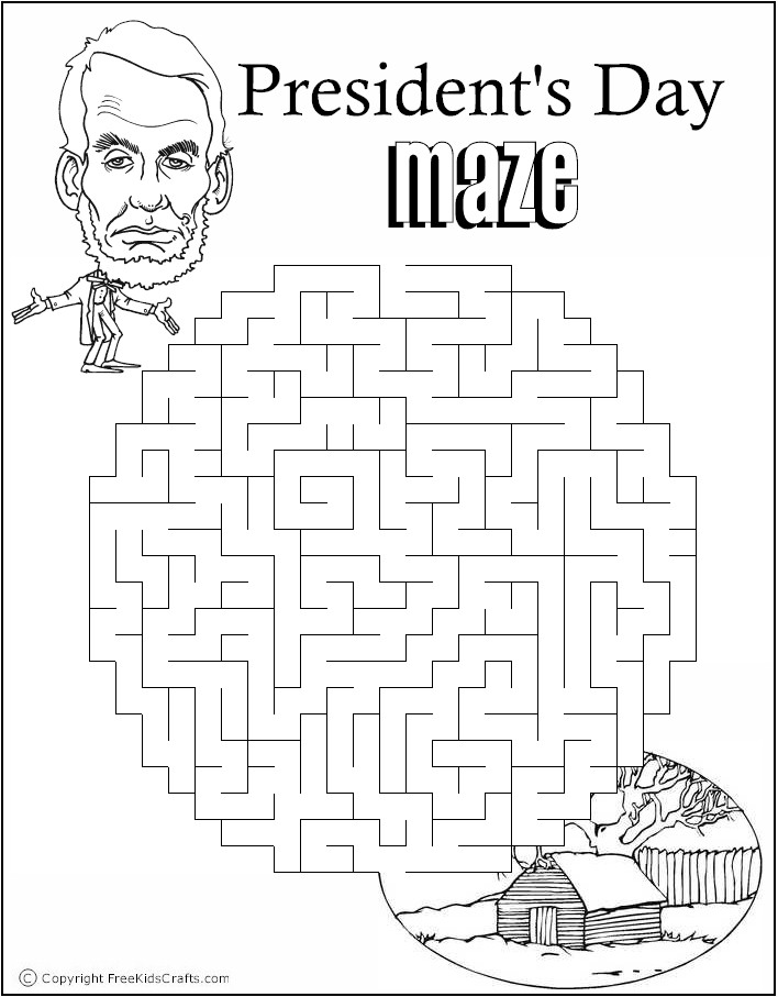 Printable President's Day Word Puzzle