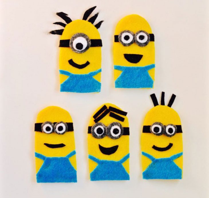 How To Make Minion Finger Puppets