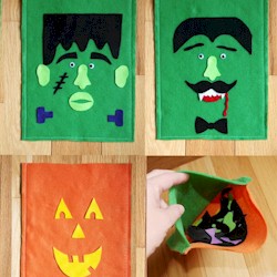 Monster Mash Up Felt Face