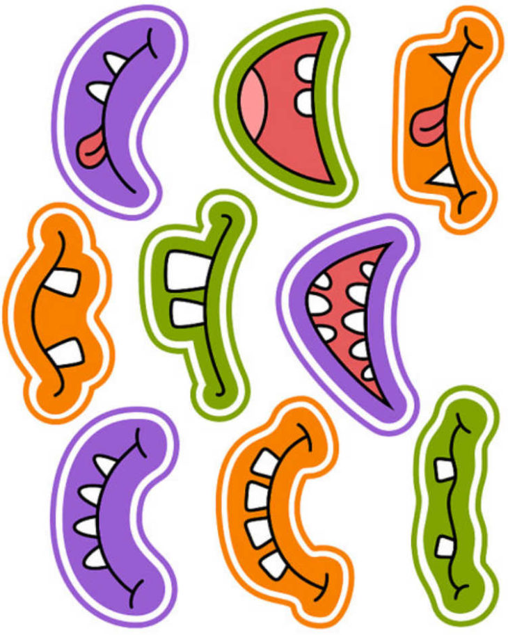 Printable Monster Mouth Template