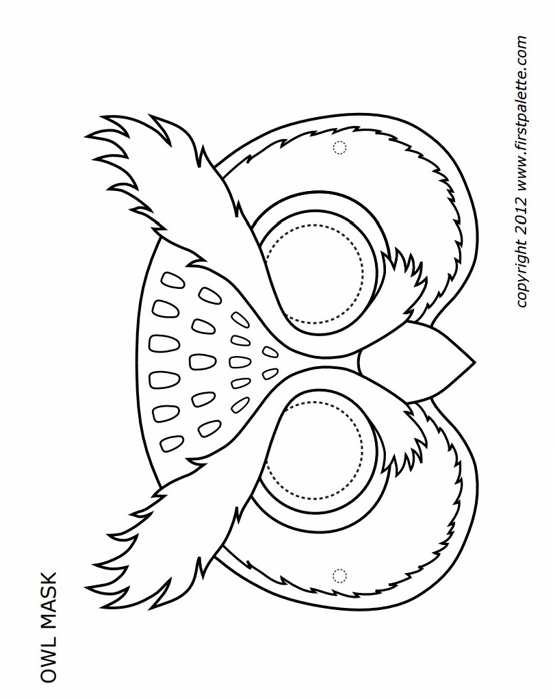 Printable Owl Mask