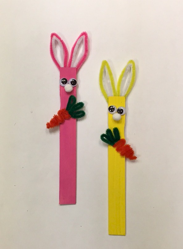 Paint Stick Bunnies