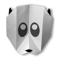 Origami Panda Bear