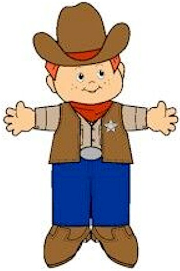 Playtime Cowboy Paper Doll