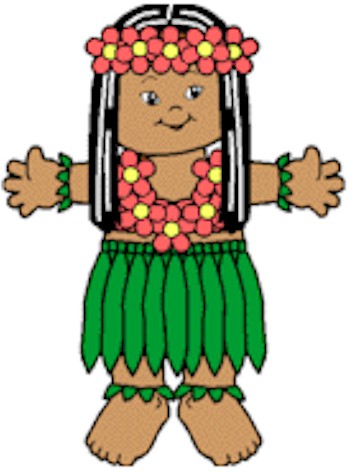 Playtime Pacific Islands Paper Doll