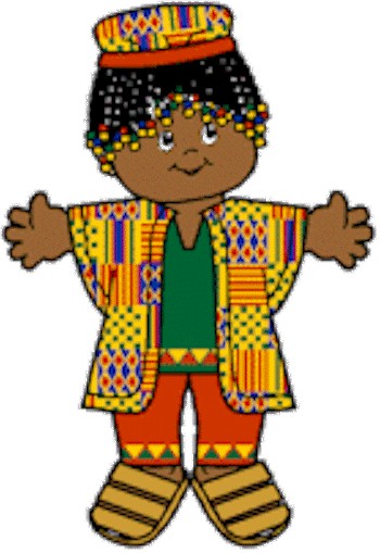 Playtime Kwanzaa Paper Doll