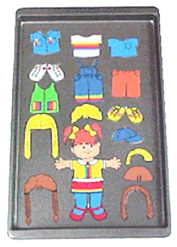 Magnetic Playtime Paper Doll Travel Fun