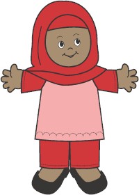 Playtime Muslim Paper Doll