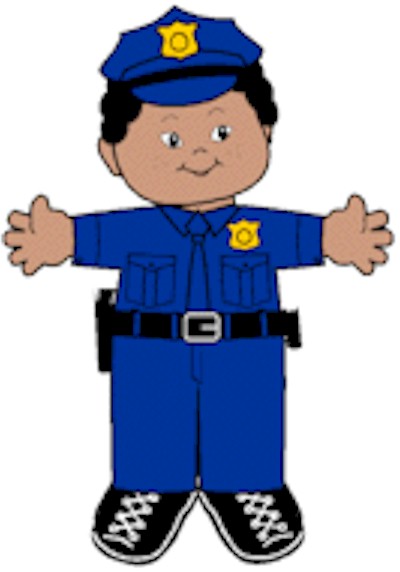 Playtime Police Officer Paper Doll