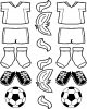 Playtime Soccer Paper Dolls