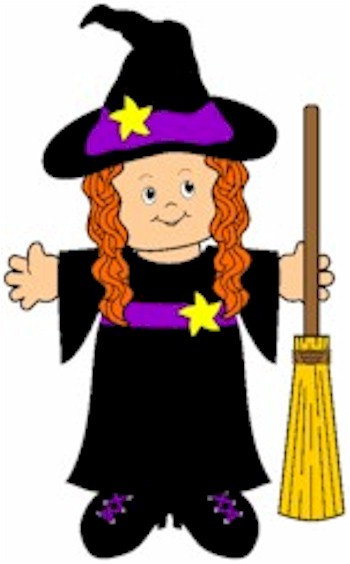 Playtime Paper Doll Witch