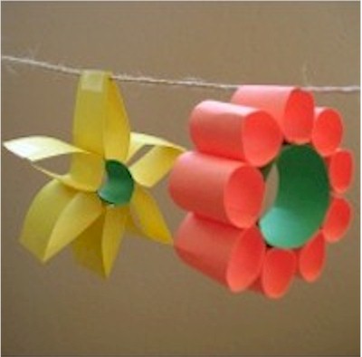 Paper Loop Flowers