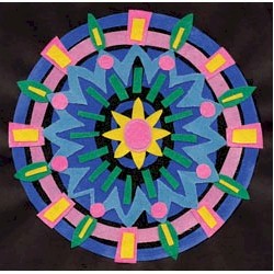 Sanded Paper Mandalas