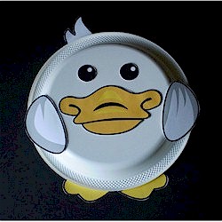 Paper Plate Duck