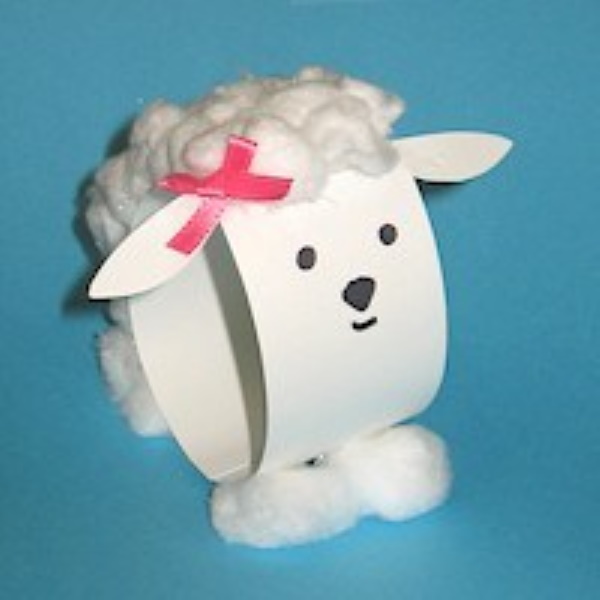 Easy Paper Loop Lamb