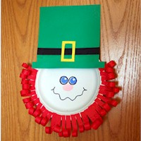 Free Kids Crafts Paper Plate Leprechaun