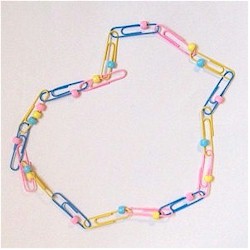 Paper Clip Necklace