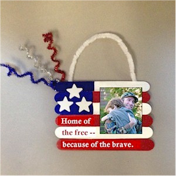 Patriotic Photo Frame Craft