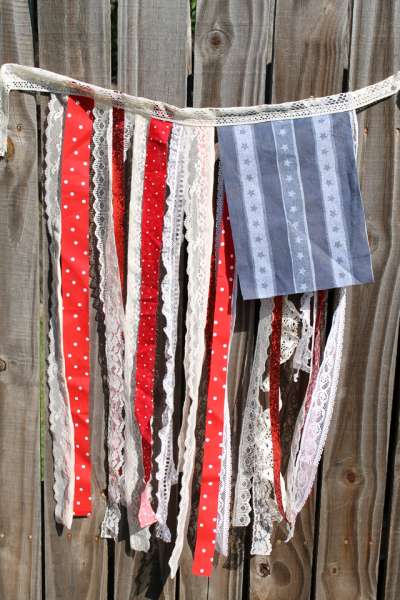 Patriotic Lace Flag