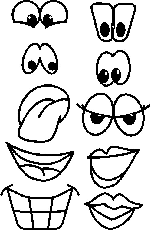 Printable Fruit Faces