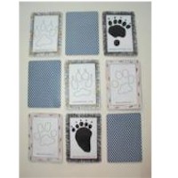 Paw Print Memory Game