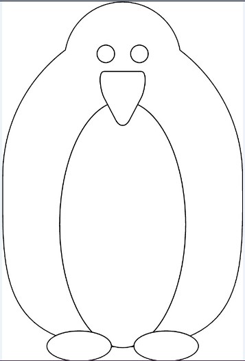 Tissue Paper Penguin