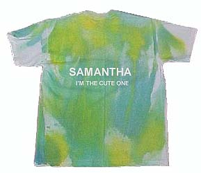 Personalized Tie Dye Tee Shirt