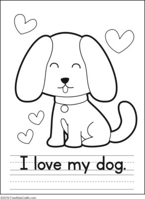4 Pet Coloring Pages