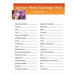 Photo Scavenger Hunt Printable