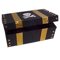 Shoe Box Pirate’s Treasure Chest