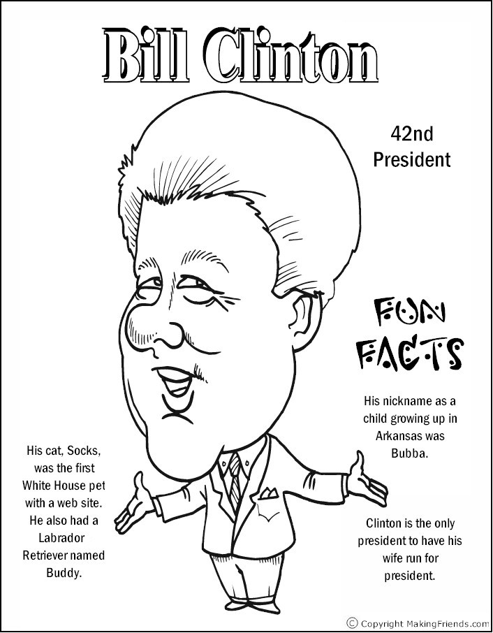 Coloring Pages President Girl\ 4