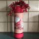 Recycled Pringles can with printable Santa design