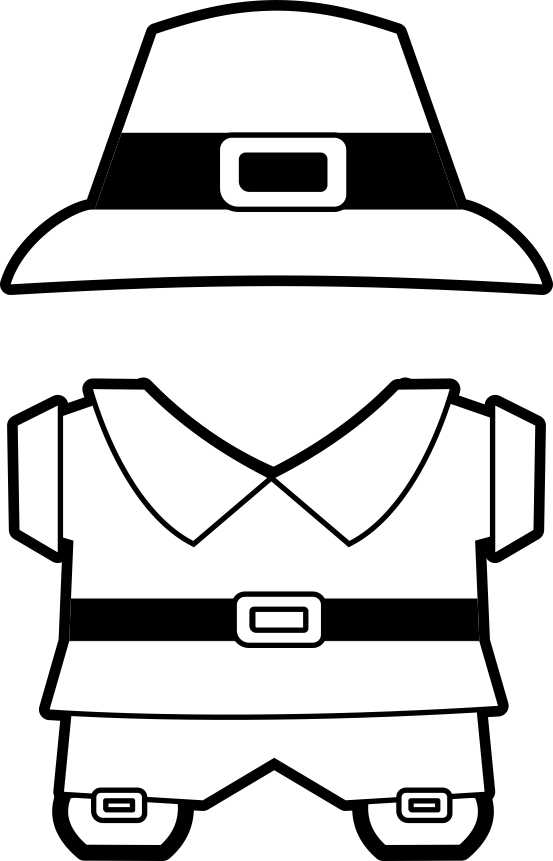 Pilgrim Hat Coloring Pages Printable Coloring Pages
