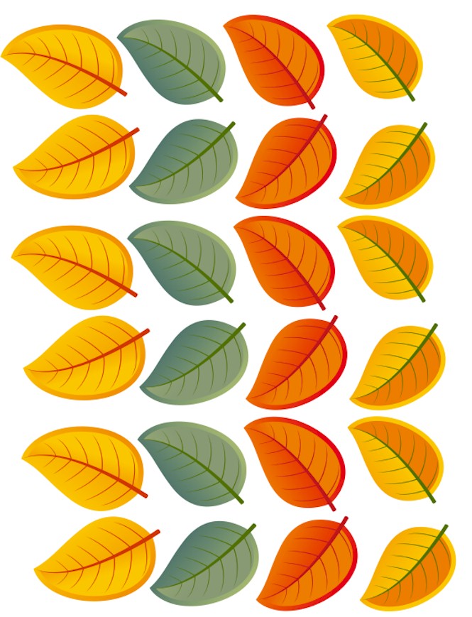 printable-leaves-color - Free Kids Crafts